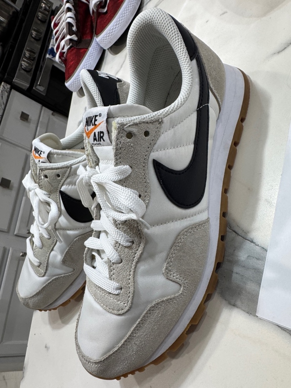 Nike Retro Runner - White, Black & Tan Nike Air Pegasus